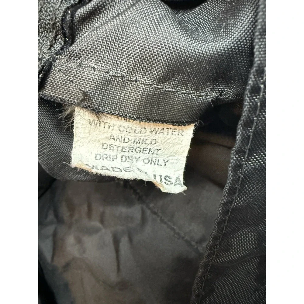 Vintage‎ Outdoor Products Black Nylon Duffel Bag Made in USA 36